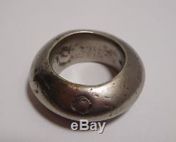 Very Rare Antique Ring Middle East Silver Coin