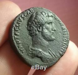 Very Rare Antoninus Pius Sestertius Sestertius Sesterz / Pietas