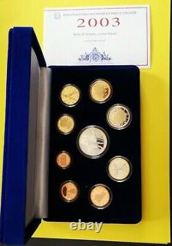 Very Rare BE PROOF Italy 2003 Box with Certificate of Authenticity
