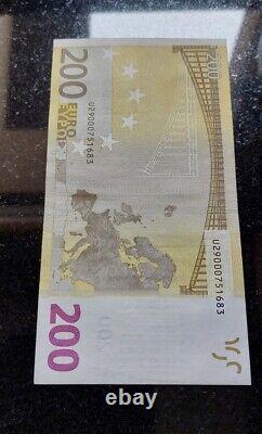 Very Rare Banknote/Banknote 200 EURO 2002 W. Duisenberg FRANCE U T001