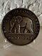 Very Rare Belgian Bank Of Congo Medal 1909-1959 Vermeil Silver Medal