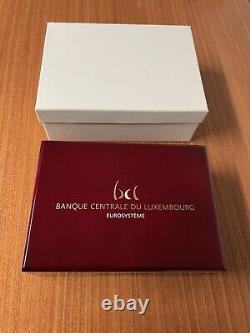 Very Rare Box Of 6 X 2 Eur Be Proof Luxembourg 2009 2010 2011 2012