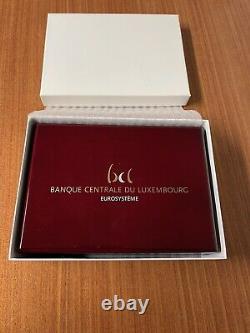 Very Rare Box Of 6 X 2 Eur Be Proof Luxembourg 2009 2010 2011 2012