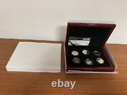 Very Rare Box Of 6 X 2 Eur Be Proof Luxembourg 2019 2020 2021 With Points