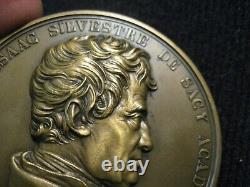 Very Rare Bronze Medal Isaac Silvestre De Sacy Musée De Paris Ed. 1938