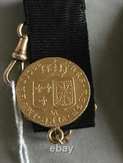Very Rare Châtelaine Gold Louis D'or Louis XVI 1788 Aa Metz (13.4 G)