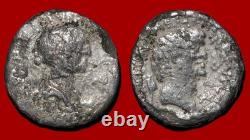 Very Rare Cleopatra and Mark Antony Denarius, Alexandria, VF-, R3 700DCLPMAN1