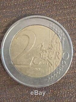 Very Rare Coin 2 Euro 2002 Greece With The Letter S Engraved In Létoile