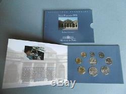 Very Rare Coin Box 1991 Series Bu Of Paris 9 Pieces (numismatist)