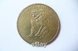 Very Rare Coin Of Paris Monkey Mountain 1998 Different Clarity