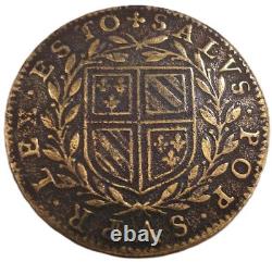 Very Rare Coin Token 1611 Louis XIII The Chosen Ones Contemplating the Sun