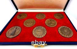 Very Rare Commemoration of the Koufra Oath Box Set 8 Medals 1941