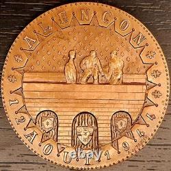 Very Rare Commemoration of the Koufra Oath Box Set 8 Medals 1941