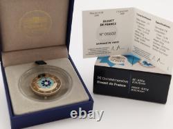 Very Rare Commemorative Coin 2 Bleuet de France, Beautiful Strike, 2018