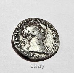 Very Rare Denarius of Trajan, Dacia Captured 109-108 AD, Roman Empire, 3.07g in Very Fine Condition