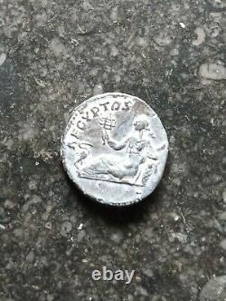 Very Rare Denier Silver Hadrianus Bust Left