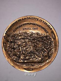 Very Rare Double Medal Discovery Of Lascaux Caves 1998 500 Copies