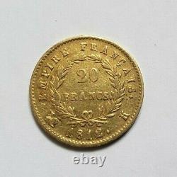 Very Rare For Sale And Very Nice 20-franc Gold Coin 1812 K Napoleon I