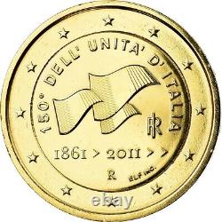 Very Rare Gold Coin Of 2 Euro Commemorative Italy 2011 Unc