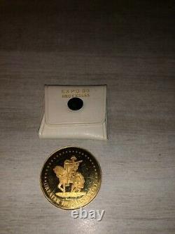 Very Rare Gold Medal Expo 58 16 Grams 900/1000