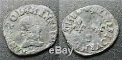 Very Rare, Henry III In 1588 Denier S Troyes Tournaments, R5