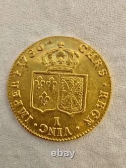 Very Rare LOUIS XVI Double Louis d'OR 1786 Limoges (I) / 15.35 gr / 22 Carats