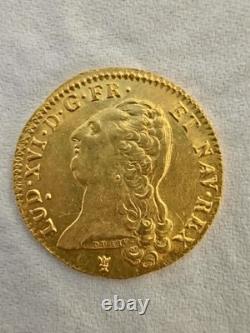 Very Rare LOUIS XVI Double Louis d'OR 1786 Limoges (I) / 15.35 gr / 22 Carats