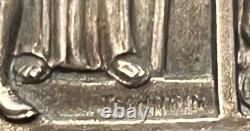 Very Rare Medal & Plaque Silver-Plated Bronze Physical Education TSCHUDIN