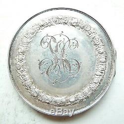 Very Rare Medal Wedding Box 1869 Silver
