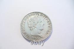 Very Rare Old Money Silver 1 Read Charles Felix Italy 1827 Genes Ttb