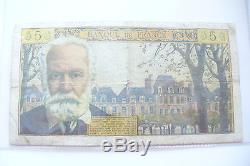 Very Rare & Old Ticket 5 Francs V. Hugo // 05/11/1965 N. 161 // Tb
