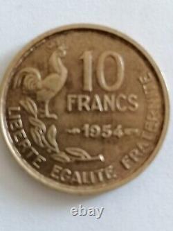 Very Rare Piece Of 10 Francs Guiraud 1954, The Rarest Of 10 Francs