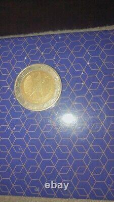 Very Rare Piece Of 2 Euro, Fedreal Eagle Wronged On The Year 2002 Very Good Condition