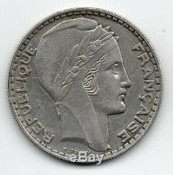 Very Rare Silver 20 Francs Turin 1936