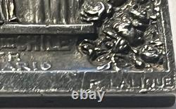 Very Rare Silver Medal First Centenary of CHILE 1810-1910 René LALIQUE