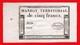 Very Rare Territorial Mandate 5 Francs Monval 28 Vent&ocirc;se Year 4 (18 March 1796)