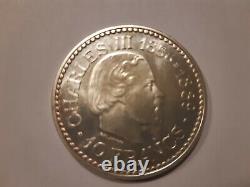 Very Rare Test 10 Francs 1966 Monaco Charles III 1000ex