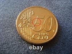 Very Rare This 0.50 Cent Euro 2003 Netherlands Wronged On Both Sides