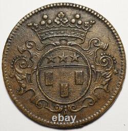 Very Rare Token of Nicolas-Etienne Roujault, Intendant of Normandy, ND (1714)