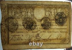 Very Very Rare 20,000 Reis 1799 Pick 15 Portugal A Must See