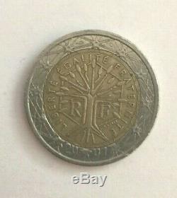 Very Very Rare Coin 2 Euro Required 2001 Tree Of Life