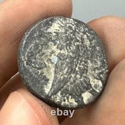 Very ancient rare Greek Roman coin Athens owl Athena