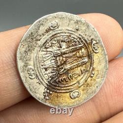 Very ancient rare old coin face Sassanid king era