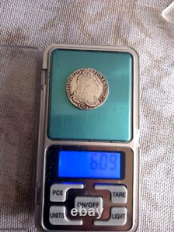 Very beautiful and rare 20 sols with Louis XIV insignia 1707 struck in Rennes