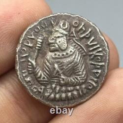 Very old rare ancient silver Buddha coin from the empire