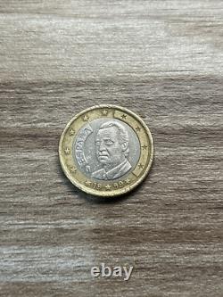 Very rare 1 euro coin from Spain, year of minting 1999