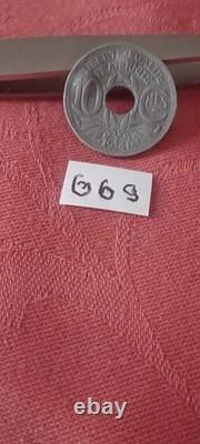 Very rare 10-cent piece from 1941 with defects, see description, no. 669