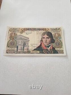 Very rare 100 NF Francs Bonaparte note