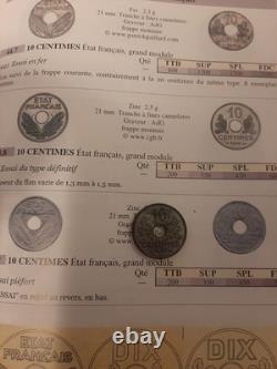 Very rare 1941 10-centime piedfort pattern coin