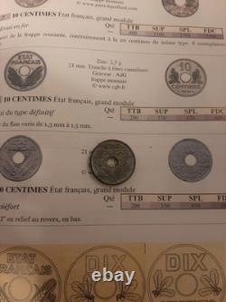 Very rare 1941 10-centime piedfort pattern coin